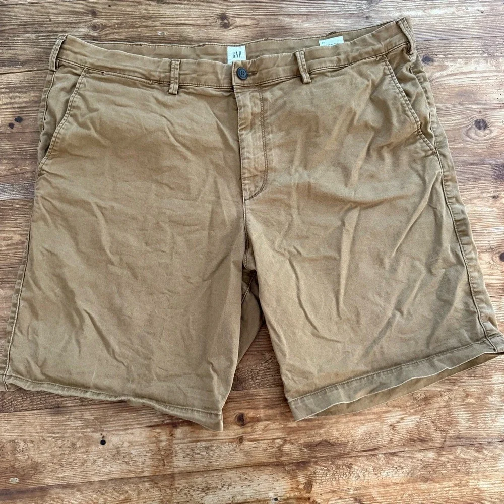 GAP Essential Khaki Brown 5 Pocket Flat‎ Front 10